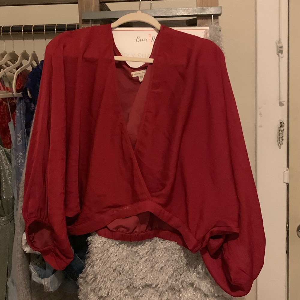 UO Slouchy Blouse